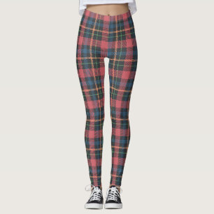 Classic Plaid Pattern Leggings