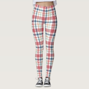 Classic Plaid Pattern Leggings