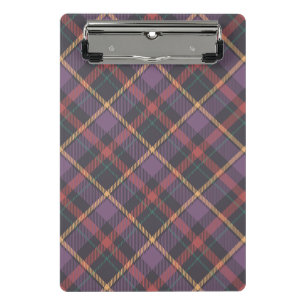 Classic Plaid Pattern Mini Clipboard