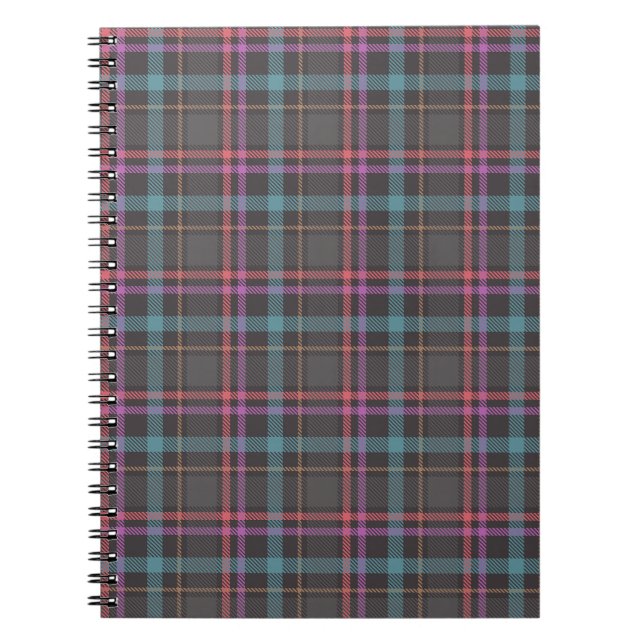 Classic Plaid Pattern Notebook (Front)