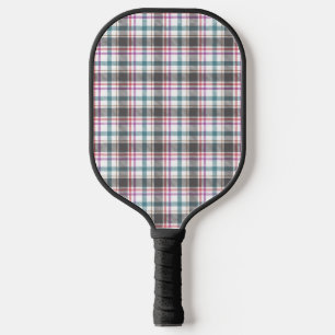 Classic Plaid Pattern Pickleball Paddle