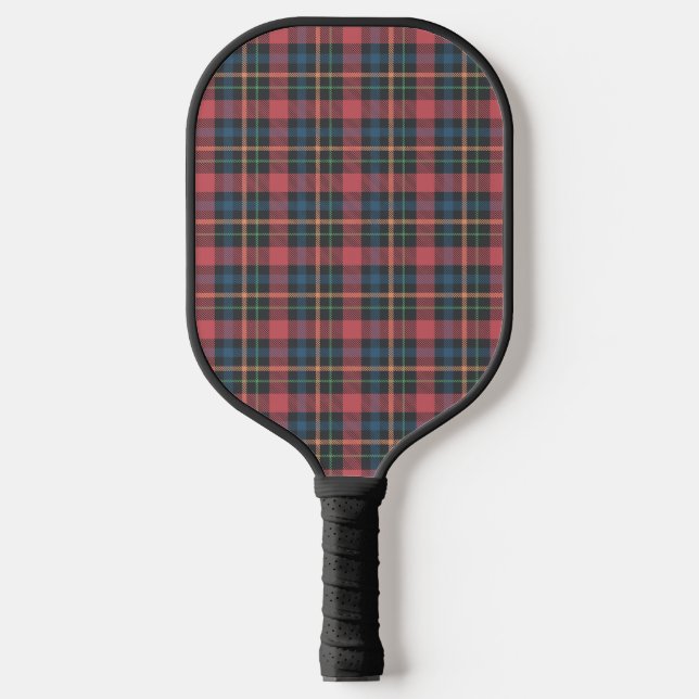 Classic Plaid Pattern Pickleball Paddle (Front)