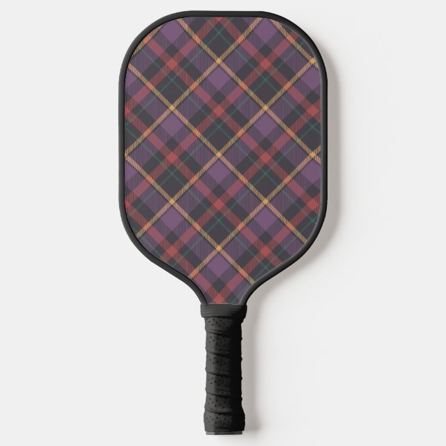 Classic Plaid Pattern Pickleball Paddle (Front)