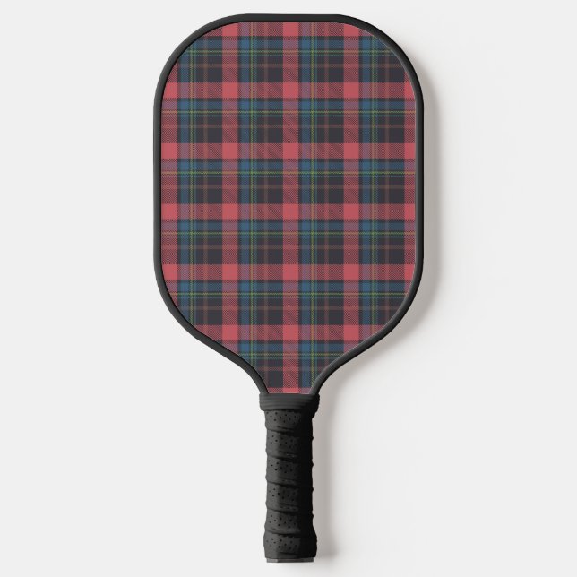 Classic Plaid Pattern Pickleball Paddle (Front)