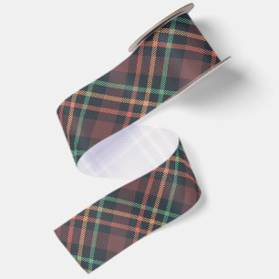 Classic Plaid Pattern Satin Ribbon