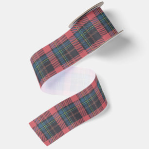 Classic Plaid Pattern Satin Ribbon