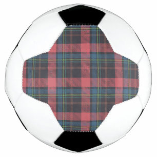 Classic Plaid Pattern Soccer Ball