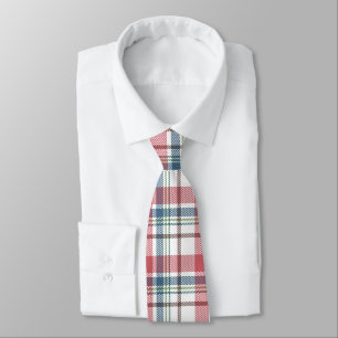 Classic Plaid Pattern Tie