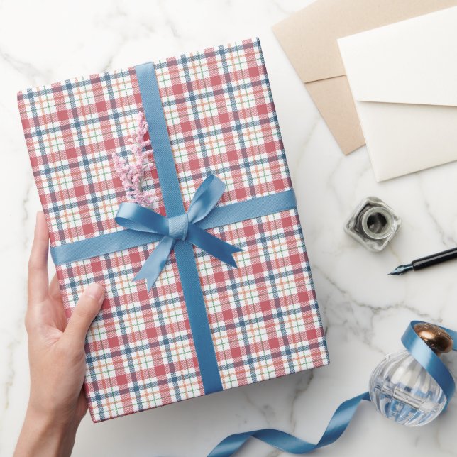 Classic Plaid Pattern Wrapping Paper (Gifting)