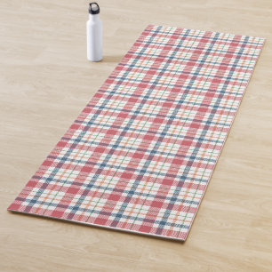 Classic Plaid Pattern Yoga Mat