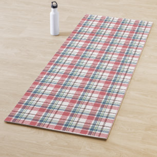 Classic Plaid Pattern Yoga Mat