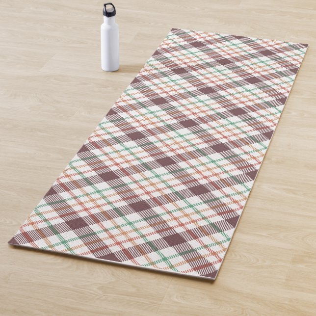 Classic Plaid Pattern Yoga Mat (In Situ)