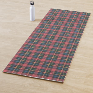 Classic Plaid Pattern Yoga Mat