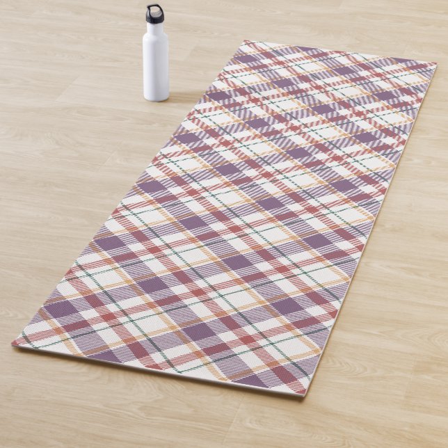 Classic Plaid Pattern Yoga Mat (In Situ)
