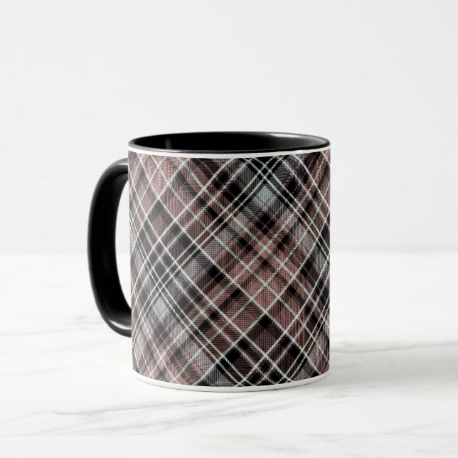 Classic Plaid Tartan  Mug (Front Left)