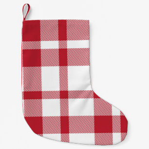 Classic Plaid Tartan Seamless Pattern. apparel, ar Small Christmas Stocking