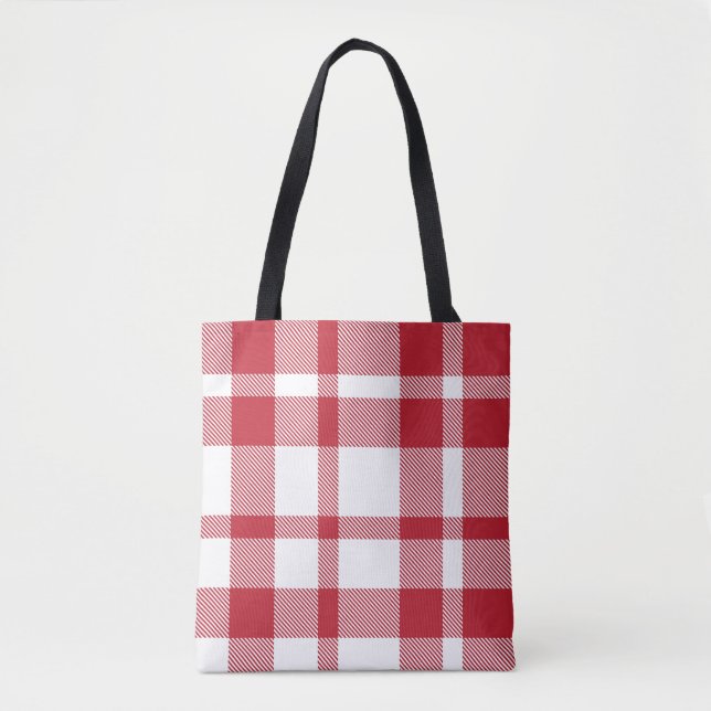 Classic Plaid Tartan Seamless Pattern. apparel, ar Tote Bag (Front)