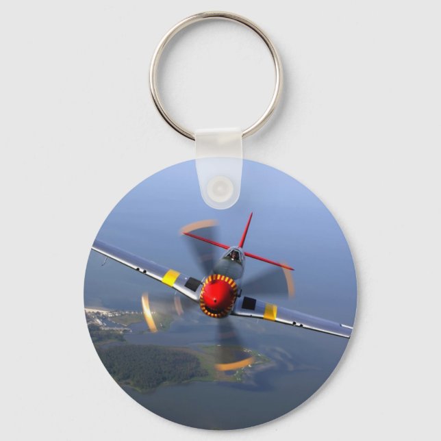 Classic Plane Key Ring (Front)