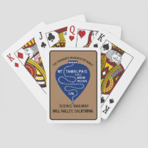 Classic Playing Cards 1911 Crookedest Railroad