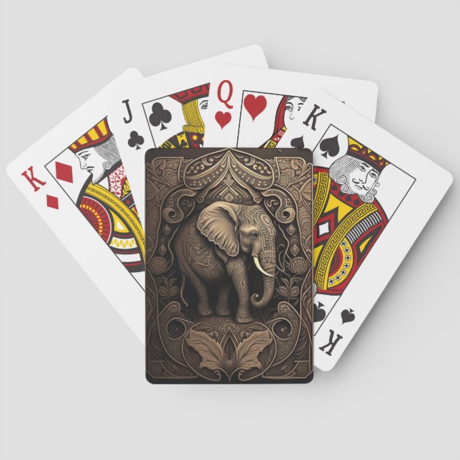 Classic Playing Cards elephant 1 (Back)