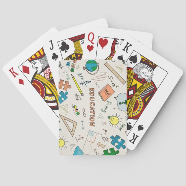 Classic Playing Cards — Geometric Design (Back)