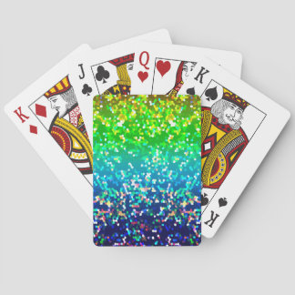 Classic Playing Cards Glitter Graphic Background