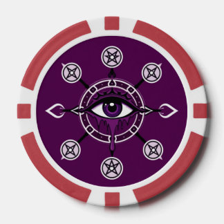 Classic Playing Cards horror Poker Chips