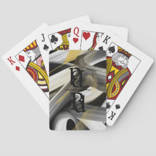 Classic Playing Cards Trend Abstract Black Dark