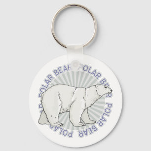 Classic Polar Bear Key Ring