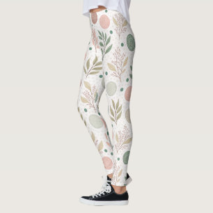 Classic Polka Dot Leggings for Casual or Gym Use