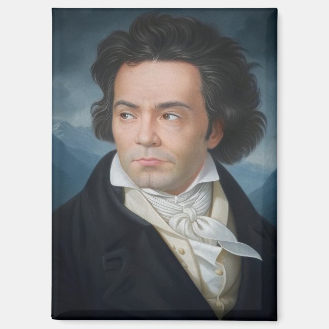 Classic Portrait of Beethoven Magnet (Front)