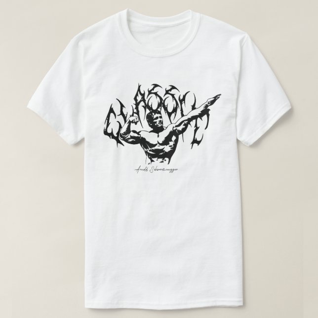 Classic Pose – Vintage Bodybuilder Art T-Shirt (Design Front)