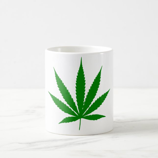 Classic Pot Leaf Coffee Mug (Center)