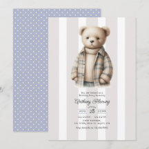 Classic Preppy Teddy Bear Birthday Party