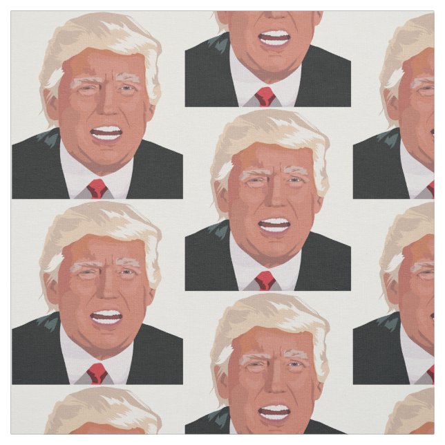 Classic President Donald Trump Fabric (Swatch)