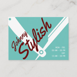 Classic professional stand out blue business card