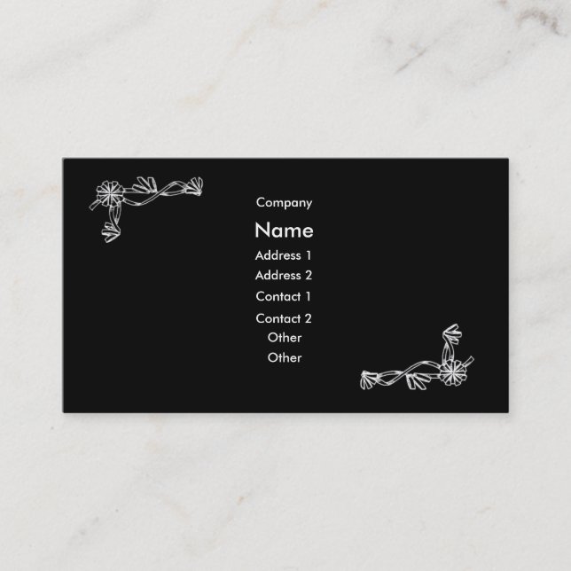 Classic Profile Card (Front)