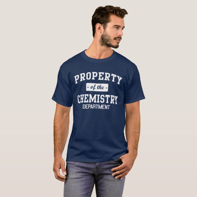 Classic Property of Chemistry Department T-Shirt (Front Full)