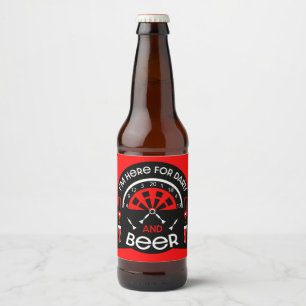 Classic Pub Darts Beer Bottle Label