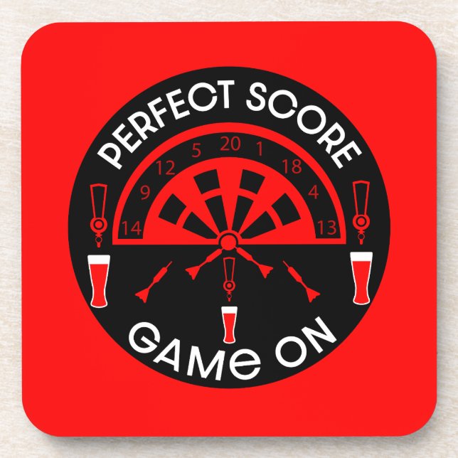 Classic Pub Darts Coaster (Front)