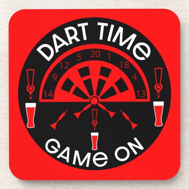 Classic Pub Darts Coaster (Front)