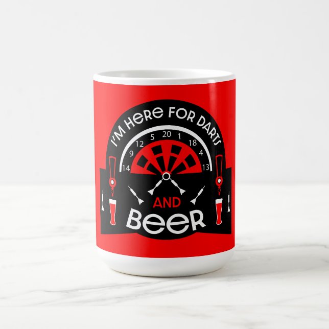 Classic Pub Darts Coffee Mug (Center)