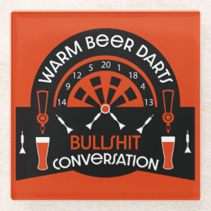 Classic Pub Darts Glass Coaster