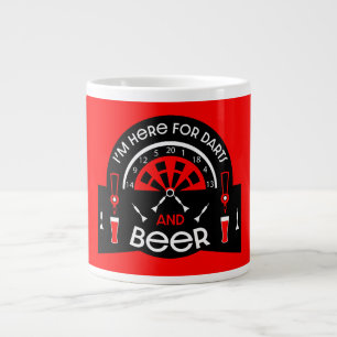 Classic Pub Darts Large Coffee Mug