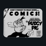 Classic PUDGY PIG (P.S.A.) Magnet<br><div class="desc">- Classic 1950's PUDGY PIG: Public Service Announcement AD Funny Magnet.</div>