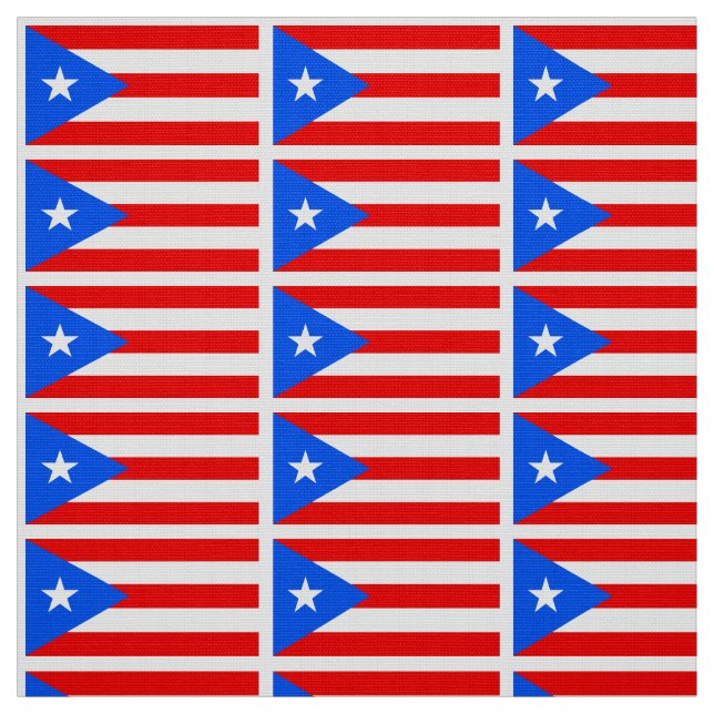 Classic Puerto Rican Flag Fabric (Swatch)