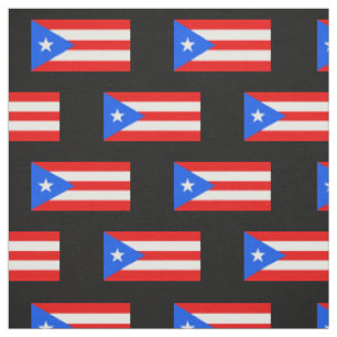 Classic Puerto Rican Flag Fabric
