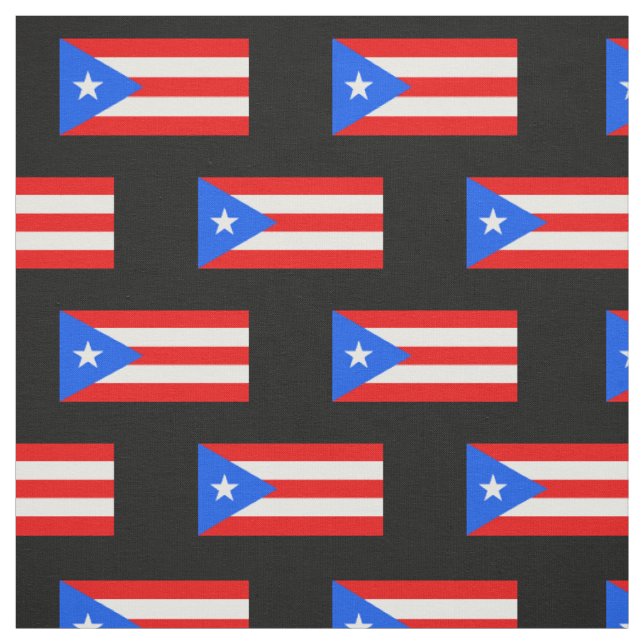 Classic Puerto Rican Flag Fabric (Swatch)