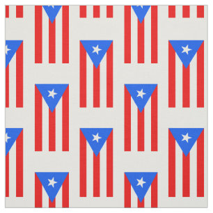 Classic Puerto Rican Flag Fabric