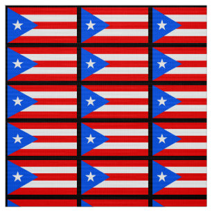 Classic Puerto Rican Flag Fabric